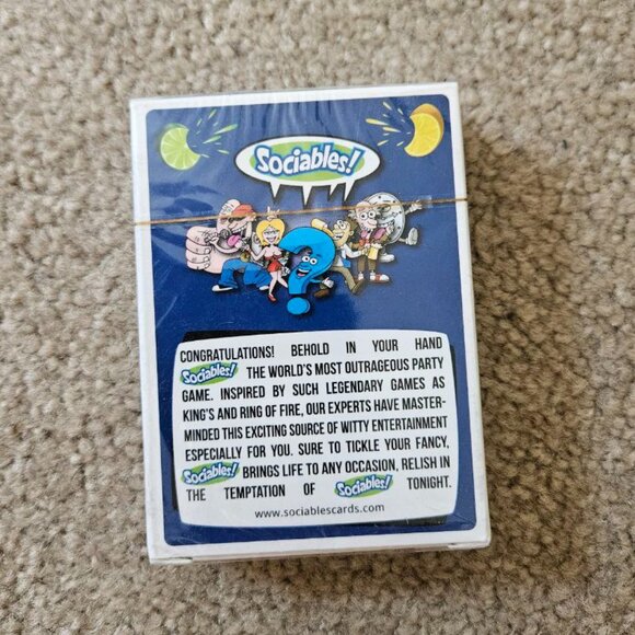 Sociables! Card Game - New & Sealed - Picture 4 of 4